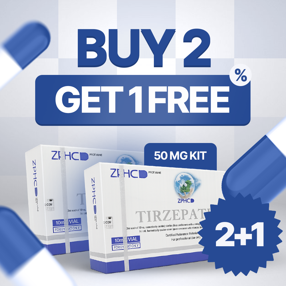 Buy 2 packs of Tirzepatide 50mg – Get 1 Free!